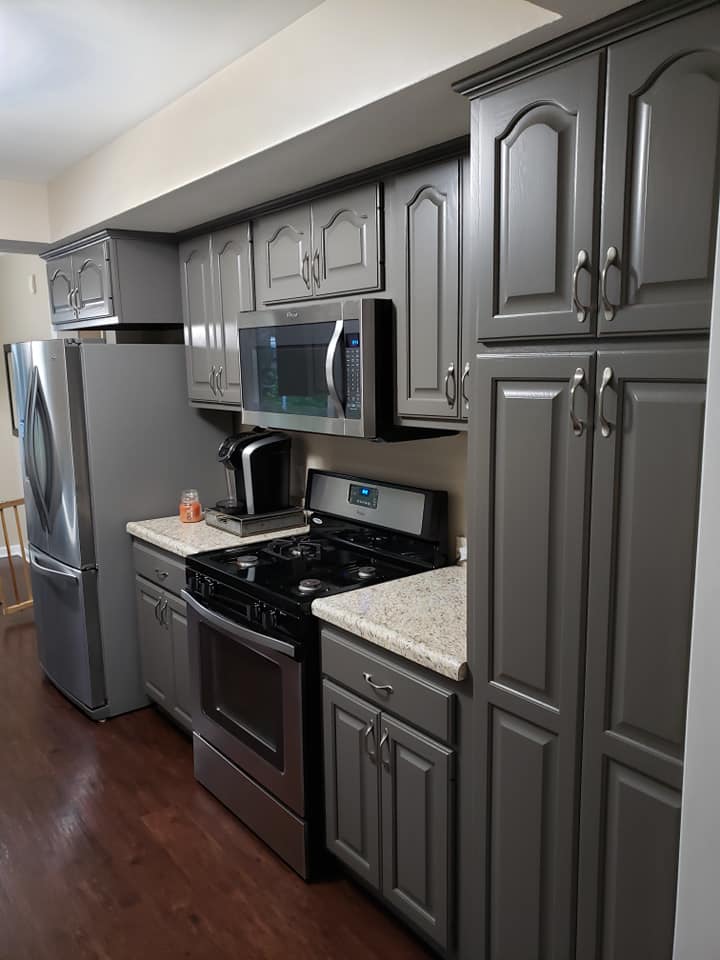Kitchen after refinishing