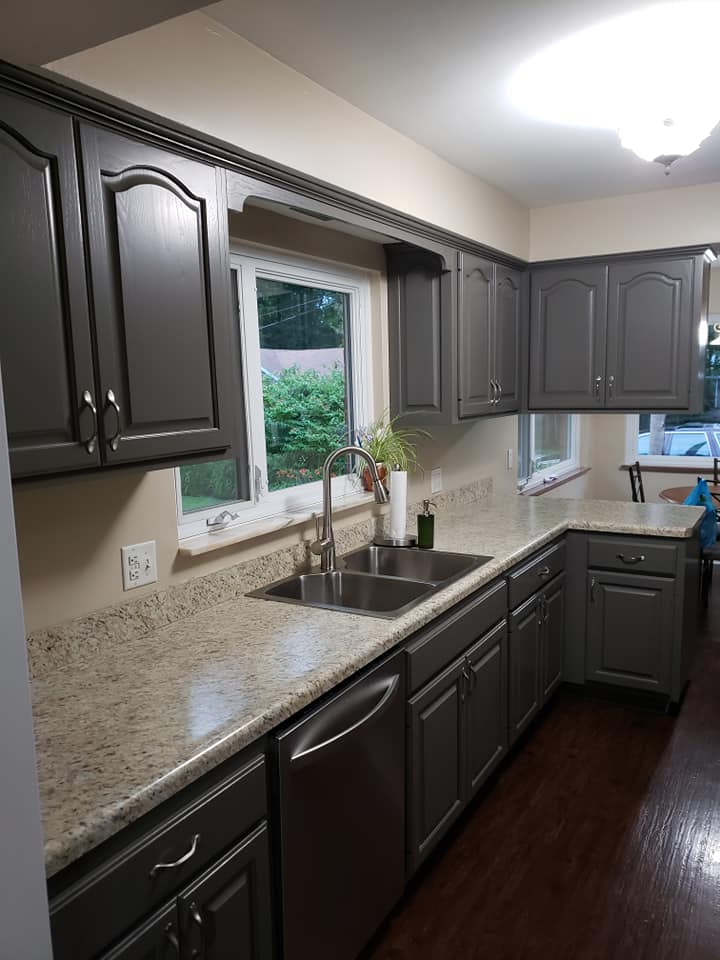Kitchen after refinishing