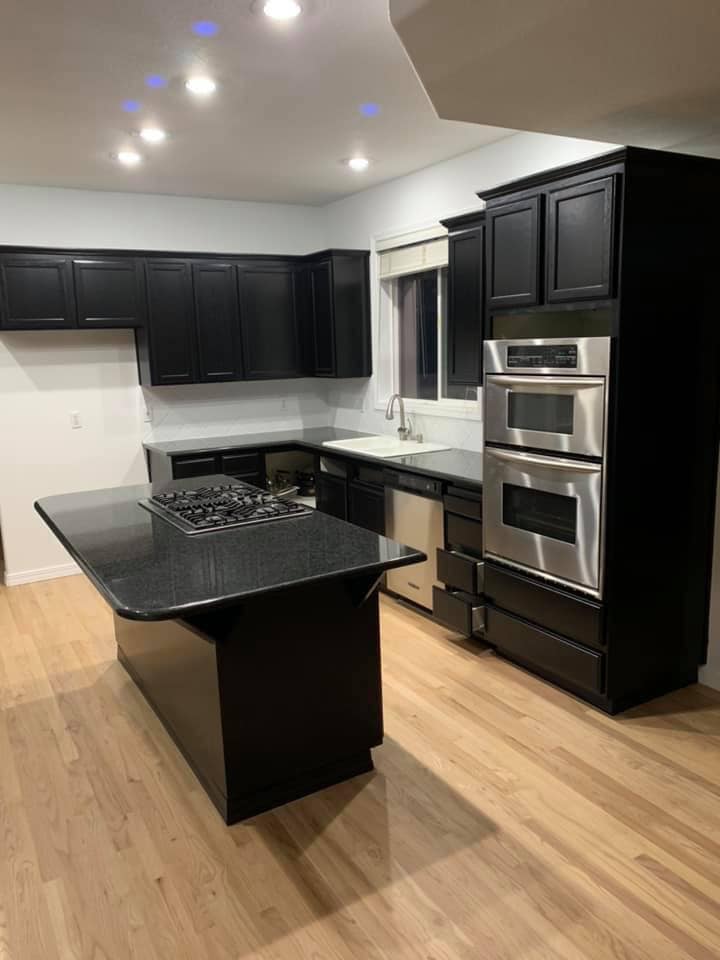 Kitchen after refinishing